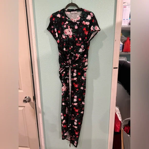 Paco Rabanne floral-print maxi dress